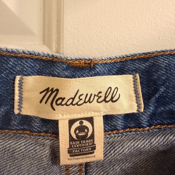 NWOT Madewell Superwide Leg Jeans Fannin Wash Size 26P - Picture 9 of 11